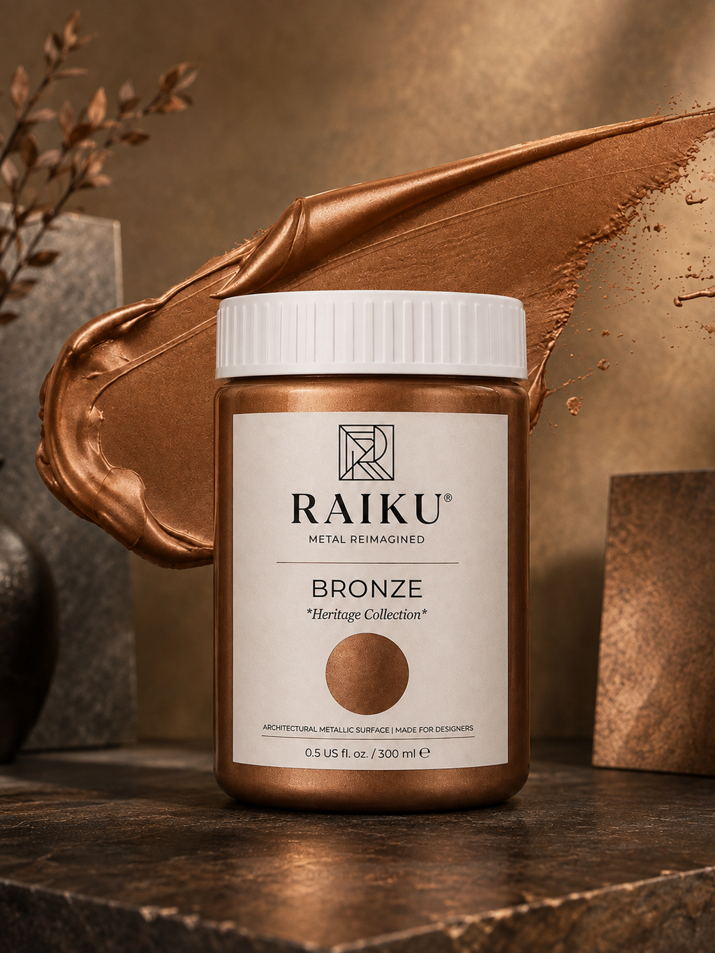 RAIKU Bronce | Pintura Metálica Premium