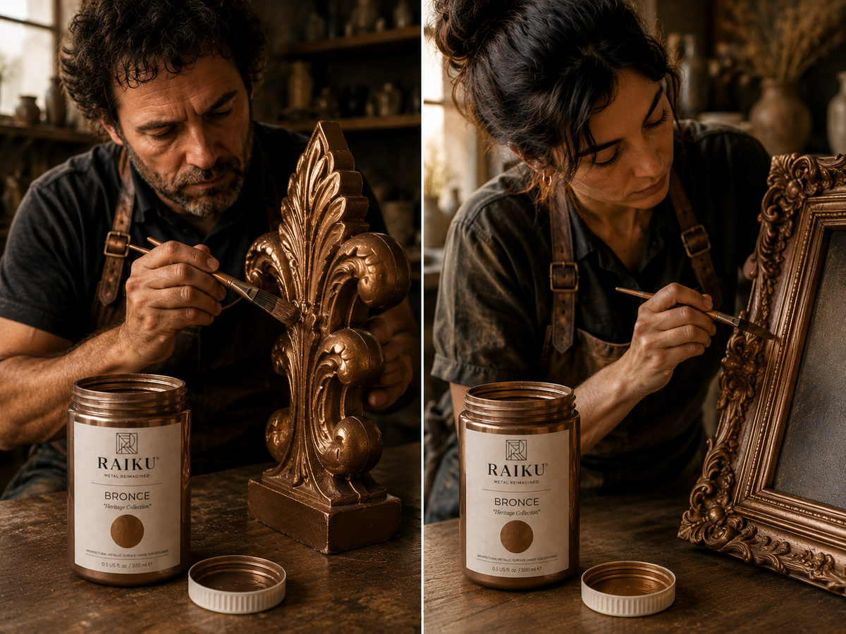 RAIKU Bronce | Pintura Metálica Premium