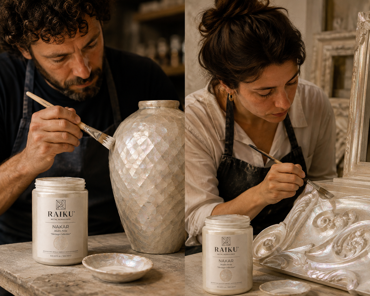 RAIKU Nácar Madre Perla | Pintura Metálica Premium