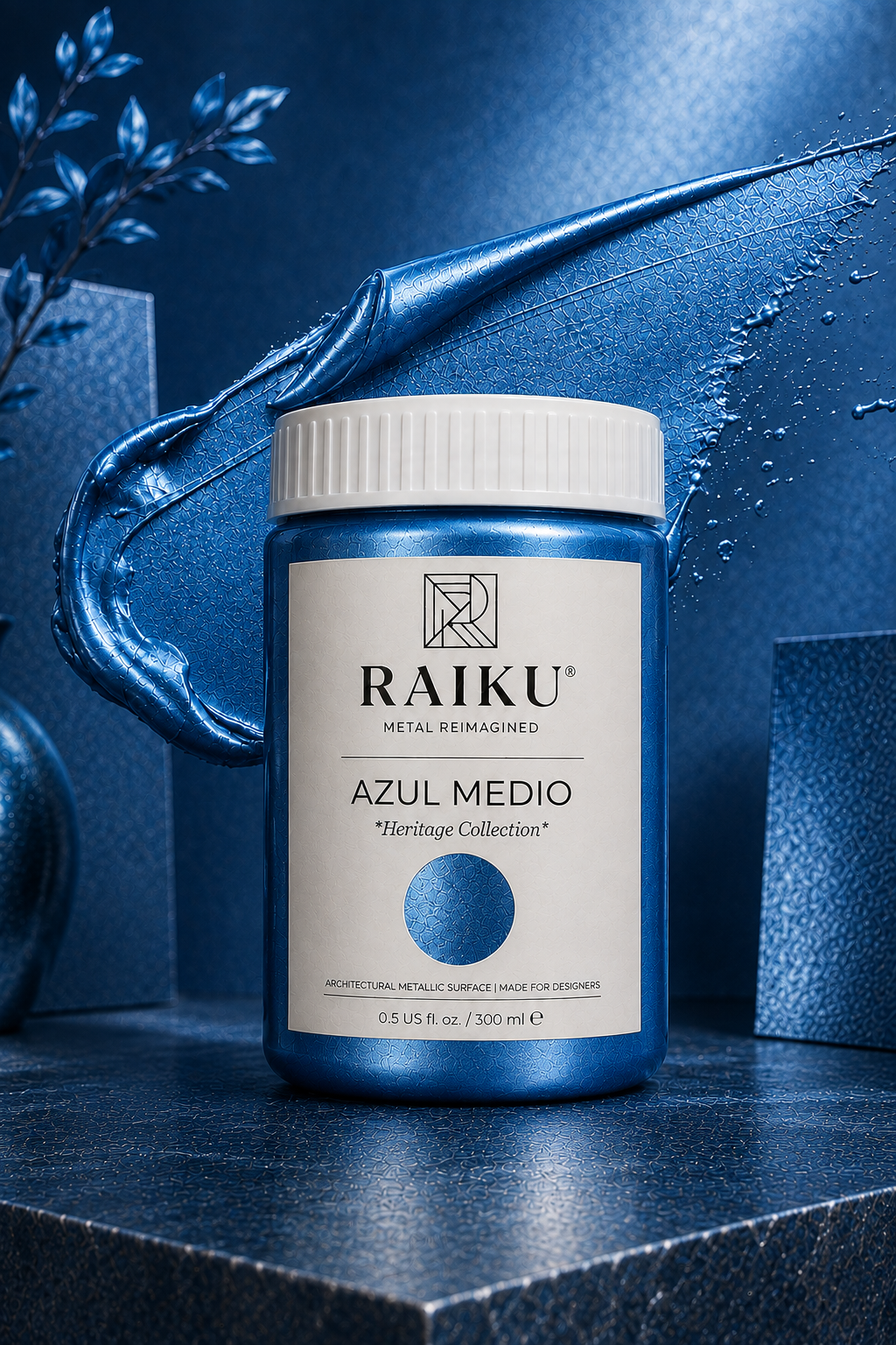 RAIKU Azul Medio | Pintura Metálica Premium