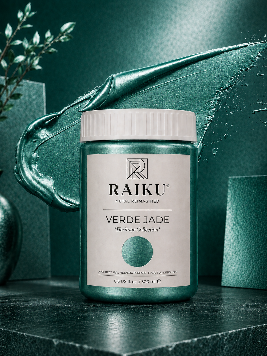 RAIKU Verde Jade | Pintura Metálica Premium